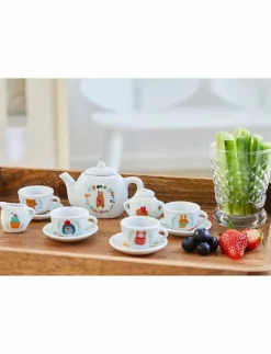 Barn Barbo Toys Leksakskök & Tillbehör|Little Woodies - 12 pcs porcelain tea set - Leksakskök & Tillbehör
