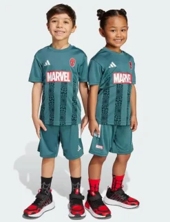 Barn adidas Sportswear Set|LK MRVL SM TSET - Set med kortärmad t-shirt