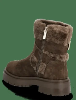 Kvinnor Steve Madden Varmfodrade Stövlar|Lodge - Platta ankelboots
