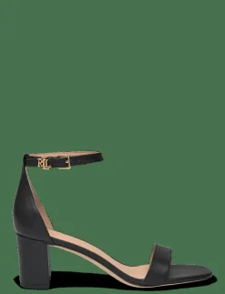 Kvinnor Lauren Ralph Lauren Sandaler|Logan Burnished Leather Sandal - Sandaler