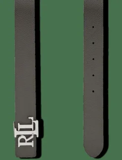 Kvinnor Lauren Ralph Lauren Bälten|Logo Reversible Pebbled Leather Belt - Skärp