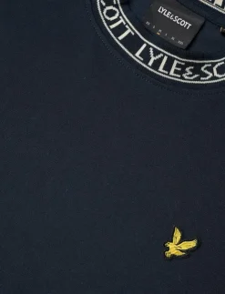 Lyle & Scott T-Shirts|Logo Ribbed T-Shirt - Kortärmad t-shirt
