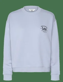 Kvinnor Lee Jeans Sweatshirts|Logo Sws - Sweatshirts
