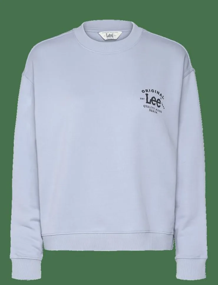 Kvinnor Lee Jeans Sweatshirts|Logo Sws - Sweatshirts