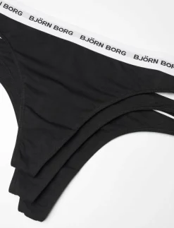 Kvinnor Björn Borg Underkläder|Trosor|LOGO THONG 3p - Underkläder