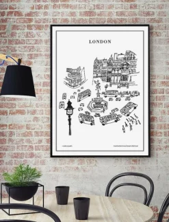 Olle Eksell Posters & Ramar|London - Posters