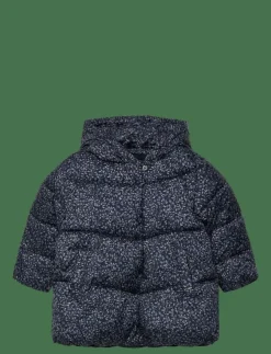 Mango Long padded floral anorak - Dunjackor & fodrade jackor|Barn Jackor