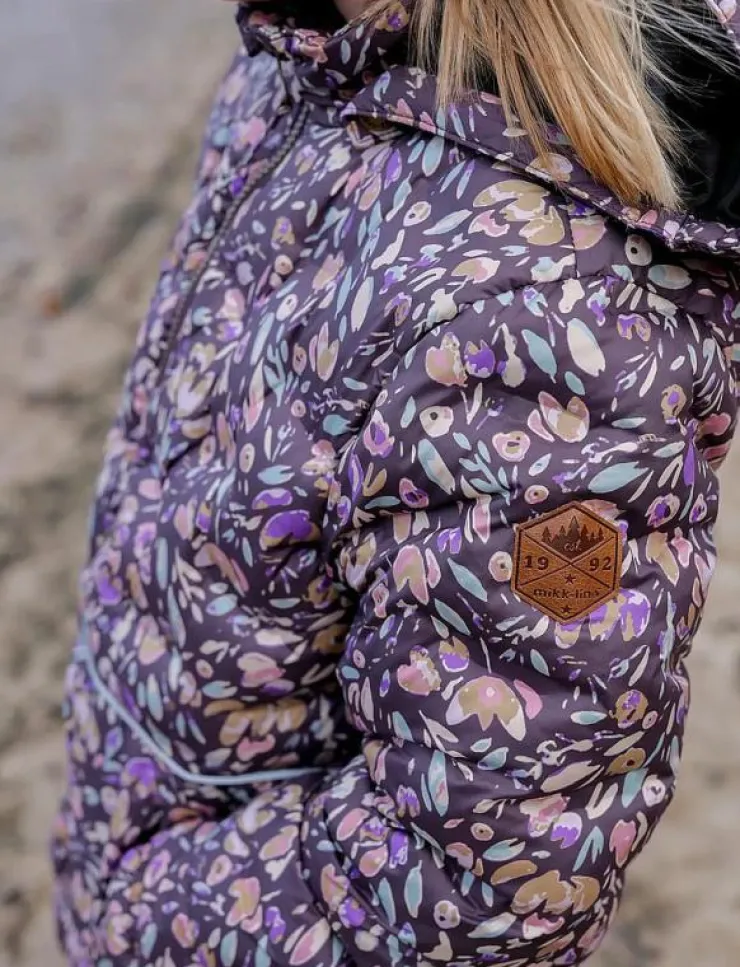 Barn mikk-line Jackor|Long Puffer Jacket Aop Rec. - Dunjackor & fodrade jackor