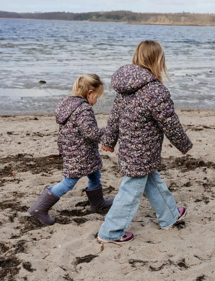 Barn mikk-line Jackor|Long Puffer Jacket Aop Rec. - Dunjackor & fodrade jackor