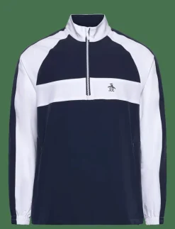 Original Penguin Golf Long Sleeve 1/4-Zip Colour Block Jacket - Golfjackor| Jackor