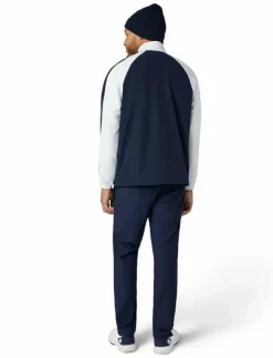 Original Penguin Golf Long Sleeve 1/4-Zip Colour Block Jacket - Golfjackor| Jackor