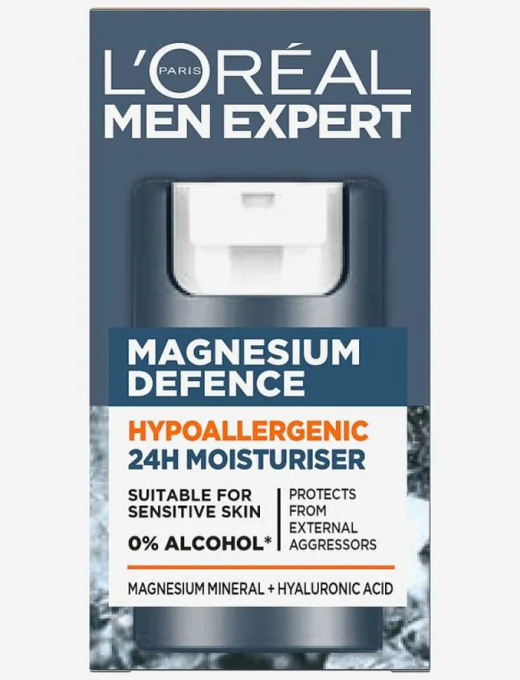 L'Oréal Paris L'Oréal Men Expert Magnesium Defence Hypoallergenic 24H Moisturizer 50ml - Ansiktsvård| Skönhet|Skönhet