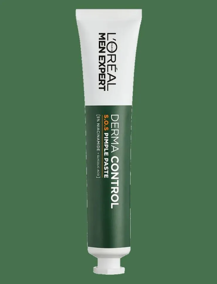L'Oréal Paris Men Expert Derma Control 2-i-1 punktbehandling & ansiktsmask för oren hud 45 ml - Ansiktsvård| Skönhet|Skönhet