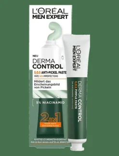 L'Oréal Paris Men Expert Derma Control 2-i-1 punktbehandling & ansiktsmask för oren hud 45 ml - Ansiktsvård| Skönhet|Skönhet