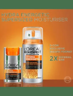 L'Oréal Paris Skönhet|Skönhet|Men Expert Hydra Energetic 24H Anti-Tiredness Moisturiser 50 ml - Ansiktsvård