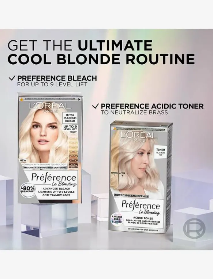 L'Oréal Paris Préférence Le Blonding Toner Platinum Ice - Hårvård|Kvinnor Hår