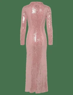 Kvinnor Bardot Klänningar|LOREL SEQUIN MESH MIDI DRESS - Midiklänningar