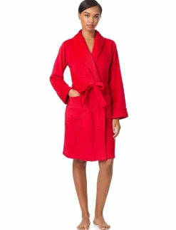 Lauren Ralph Lauren Homewear LRL L/s shawl collar short robe - Morgonrock|Kvinnor Morgonrockar|Morgonrockar