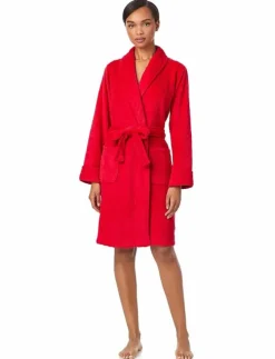 Lauren Ralph Lauren Homewear LRL L/s shawl collar short robe - Morgonrock|Kvinnor Morgonrockar|Morgonrockar