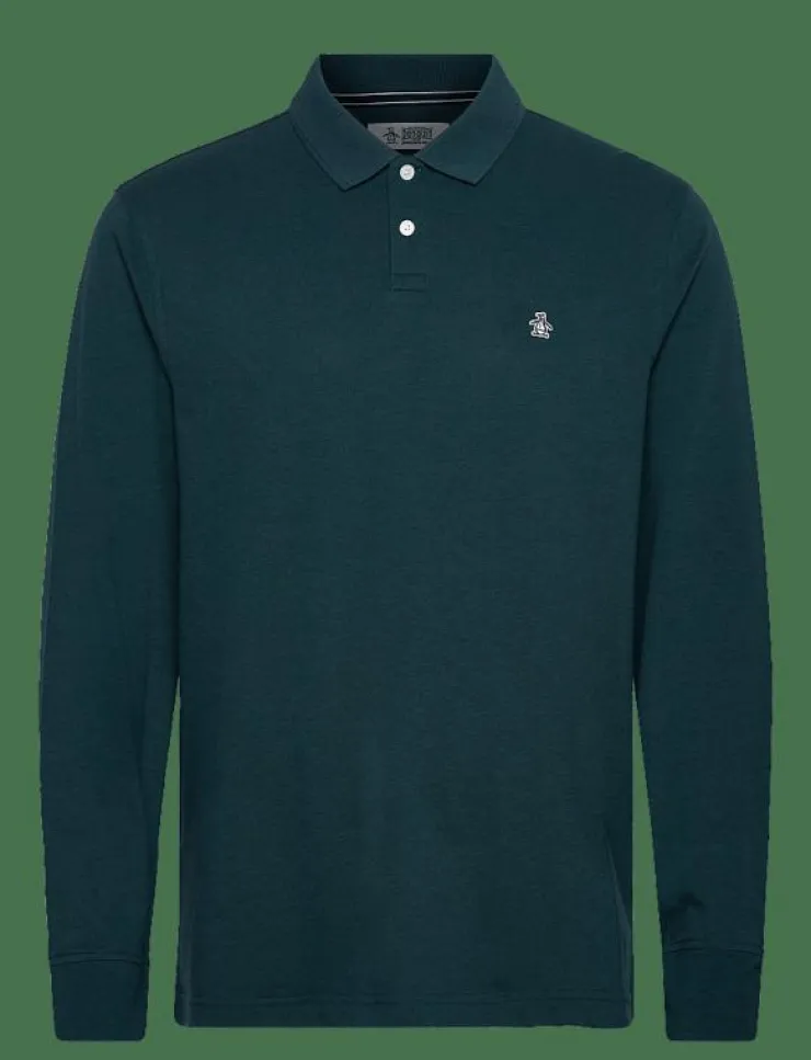 Original Penguin LS CTTN TNCL PIQ POL - Långärmade pikéer| Pikéer