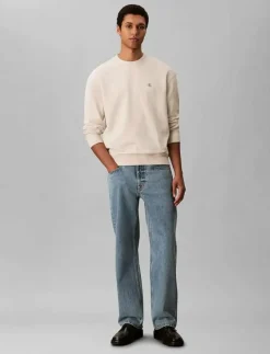 Calvin Klein Jeans Sweatshirts & Huvtröjor|LS EU 350TERRY MONOGRAM CN SWTSH - Sweatshirts