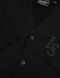 Lyle & Scott L&S Monogram Button Through Cardigan - Koftor|Barn Överdelar