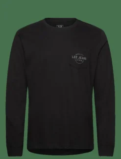 Lee Jeans LS POCKET LOGO TEE - Långärmade t-shirts| T-Shirts