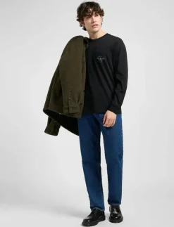 Lee Jeans LS POCKET LOGO TEE - Långärmade t-shirts| T-Shirts