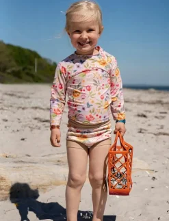 Barn Filibabba Badkläder|Lucca – Blebadebukser 1-2 år – Ocean Blossom - Badblöja