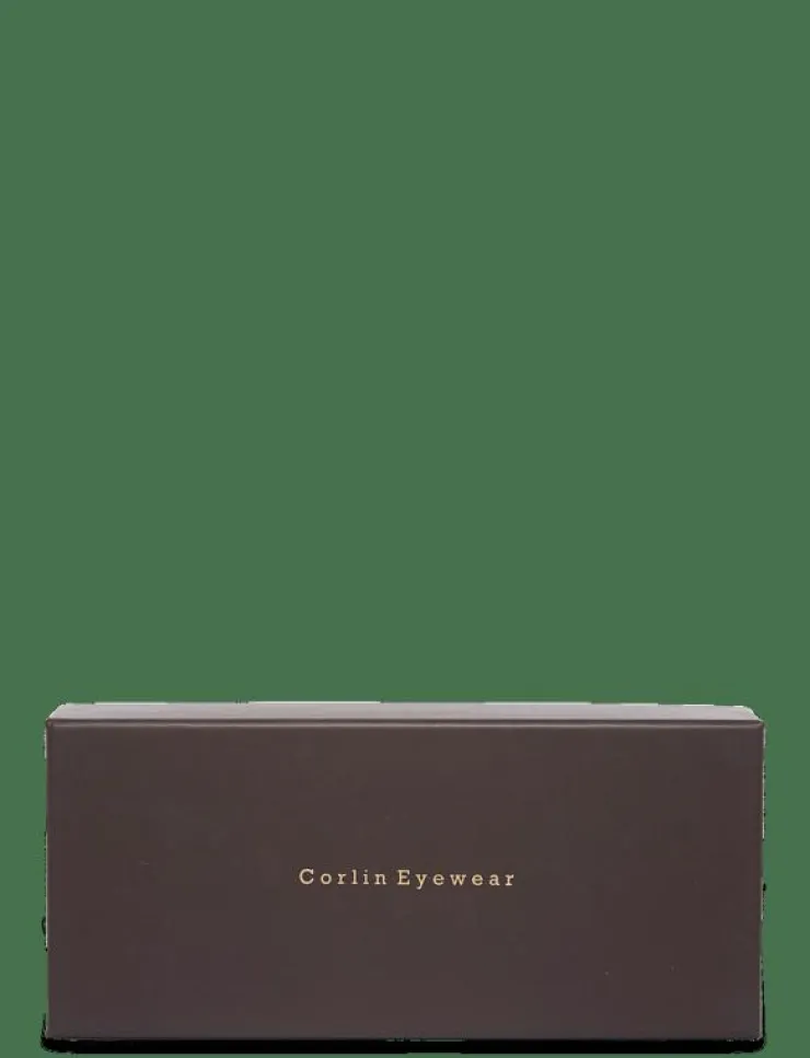 Corlin Eyewear Lucca Gold Brown - Round Frame| Solglasögon