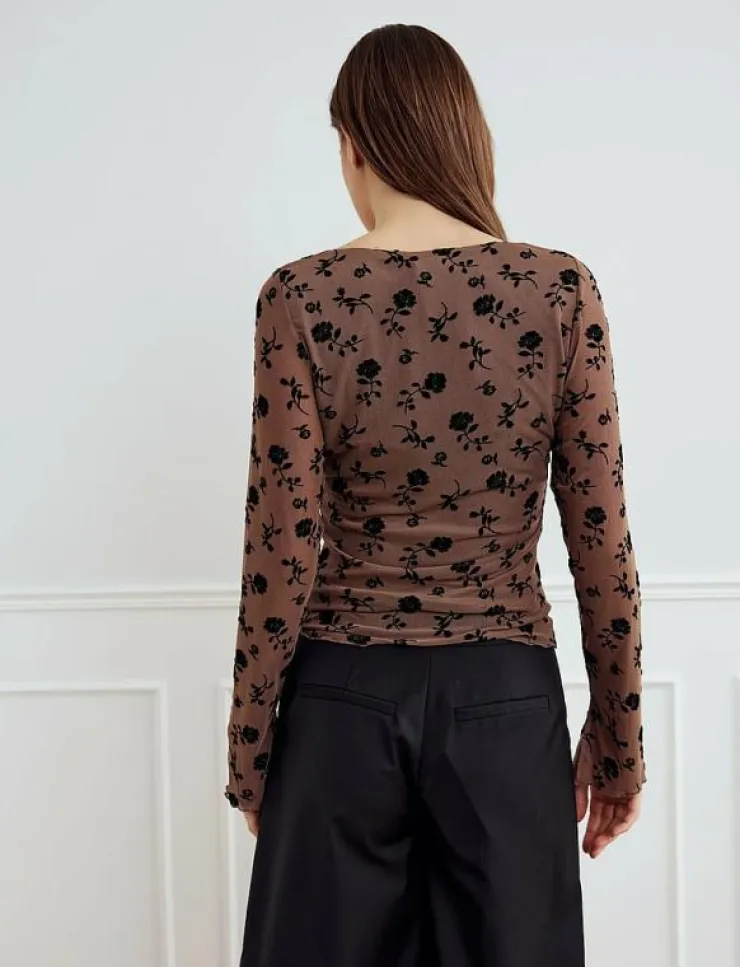 Noella Lucille Top - Långärmade toppar|Kvinnor T-Shirts & Toppar