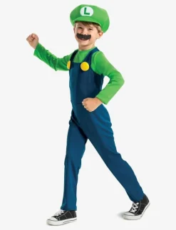 Barn Disguise Maskeradkläder & Tillbehör|Luigi Fancy Dress Intl - Maskeradkläder