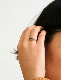 Pilgrim LULU halos stack ring gold-plated - Ringar|Kvinnor Smycken