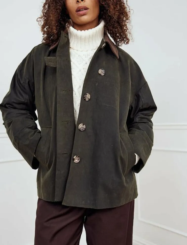 Kvinnor Noella Overshirts|Lupita Wax Jacket - Utilityjackor