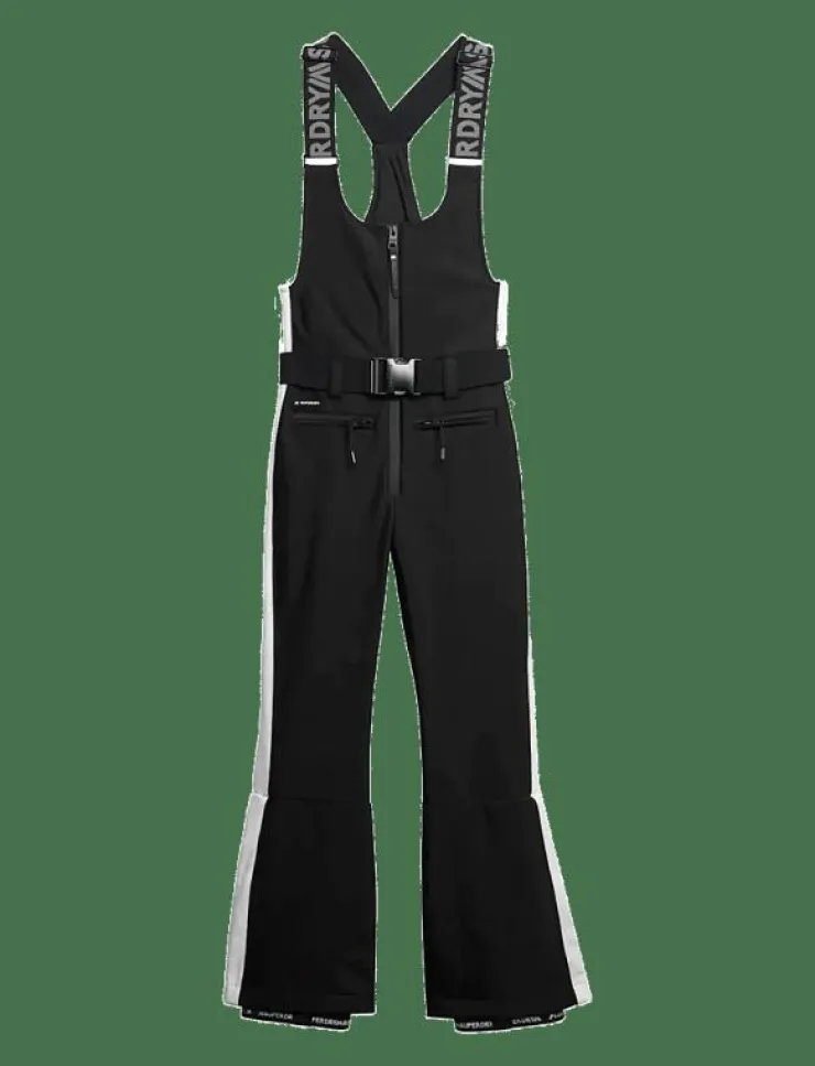 Kvinnor Superdry Sport Sport För Kvinnor|Byxor|LUXE SKI DUNGAREE - Skidbyxor