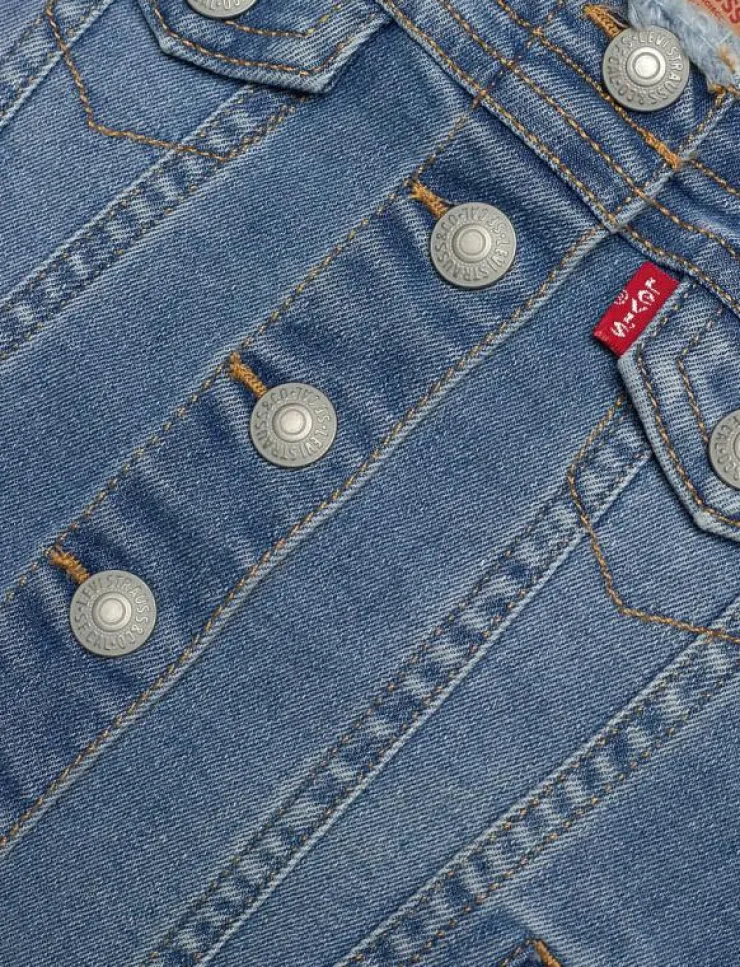 Barn Levi's Set|LVG JACKET TEE & WIDE JEAN SET - Set med långärmad t-shirt
