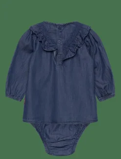 Barn Levi's Klänningar & Kjolar|LVG WILD WEST RUFFLE DRESS - Långärmade babyklänningar