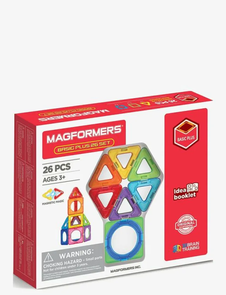 Magformers Basic Plus 26 - Byggsats|Barn Klossar & Byggsatser
