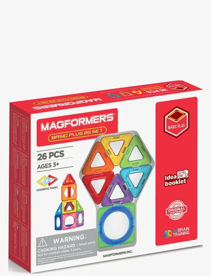 Magformers Basic Plus 26 - Byggsats|Barn Klossar & Byggsatser