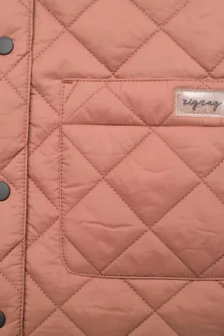 Barn ZigZag Ytterkläder|Västar|Maggie Long Quilted Vest - Väst