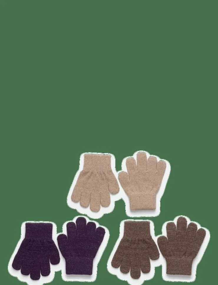 Barn mikk-line Vinteraccessoarer|Vantar|Magic Gloves 3 Pack w. Lurex - Vantar