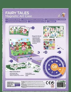Barn mierEdu Barnböcker|Magnetic Art Case - Fairytales - Pysselset
