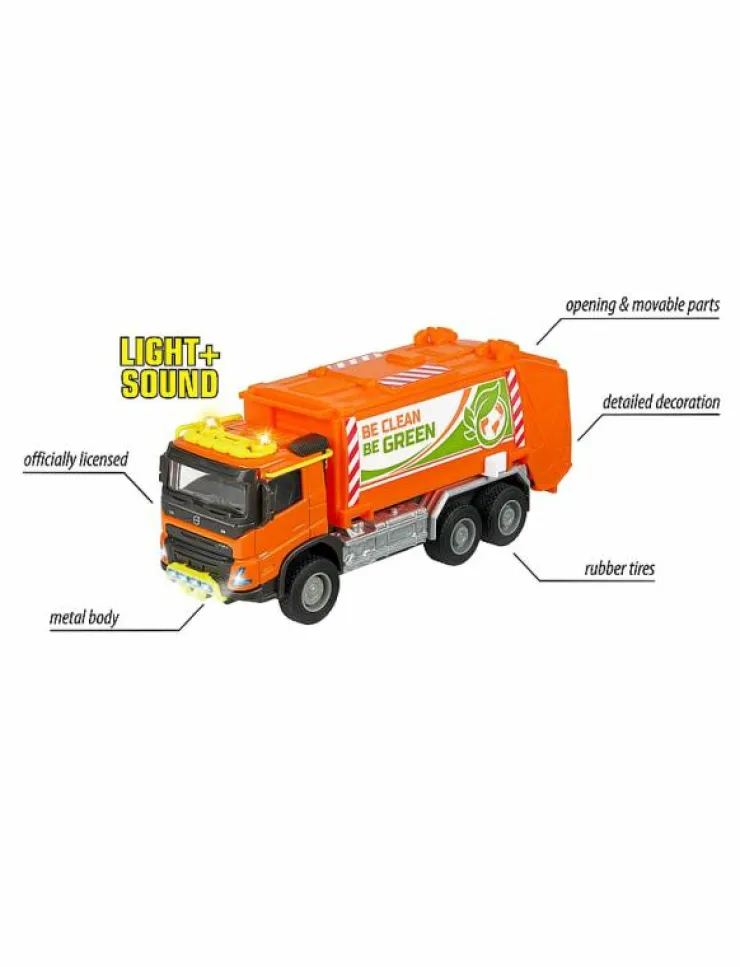 Barn Majorette Leksaksfordon & Bilar|Grand Series - Volvo FMX Sopbil - Leksaksfordon
