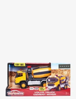 Barn Majorette Leksaksfordon & Bilar|Grand Series - Volvo Lastbil med Cementblandare - Byggmaskiner