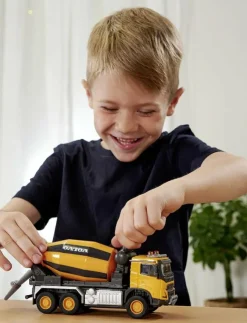 Barn Majorette Leksaksfordon & Bilar|Grand Series - Volvo Lastbil med Cementblandare - Byggmaskiner