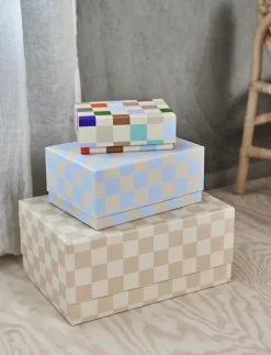 Barn OYOY MINI Inredning|Inredning|Mana Storage Box Mix - Set of 3 - Förvaringslådor