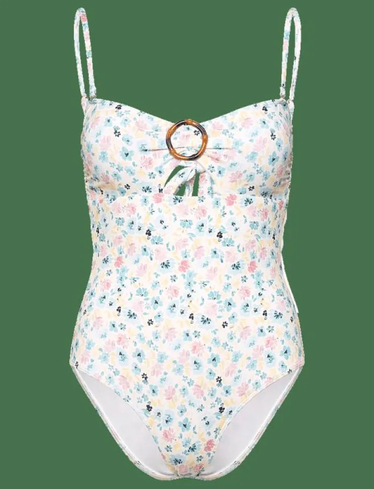Malina Mandy bamboo-ring bandeau swimsuit - Baddräkter|Kvinnor Badkläder