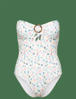 Malina Mandy bamboo-ring bandeau swimsuit - Baddräkter|Kvinnor Badkläder