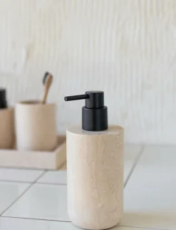 Mette Ditmer Tvålpumpar, Tvålkoppar & Tvålfat|Badrumstillbehör|MARBLE dispenser - Badrumsinredning