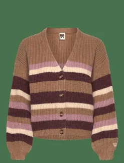 Kvinnor Roxy Sweatshirts|MARBLE TILES STRIPE - Stickat